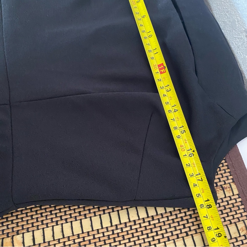 Marina Black Cutout Sheath Dress Size 10 | Sleeveless Midi Cocktail Party Dress - Picture 9 of 10